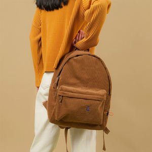 2022 Nieuwe Stijl Multicolor High School Student Tiener Corduroy Rugzak - Product Image 2