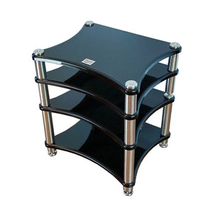 Support de haut-parleur <span class=keywords><strong>HiFi</strong></span> en bois massif DY-05, armoire Audio, équipement d'amplificateur, amortisseur, étagère à ongles (modèle global) - Product Image 3