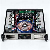 Amplificateur de puissance professionnel en rack 2U 2 canaux 2x400W classe D pour système de sonorisation de scène, DJ, KTV, PA