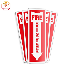 Señal de flecha para <span class=keywords><strong>extintor</strong></span> de incendios, señal de carretera de aluminio reflectante personalizada de 12*4 pulgadas para el lado de la calle y la residencia privada, señal interior - Product Image 1