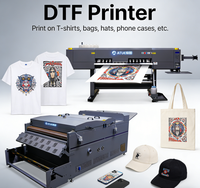 Imprimante DTF semi-automatique haute vitesse Aitu nouvelle génération avec 8 têtes d'impression I3200, encre pigmentée multicolore, transfert thermique pour t-shirts, jeans, personnalisation
