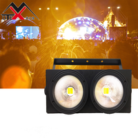 Projecteur de scène COB LED super lumineux blanc chaud 100W à deux yeux (2x100W) pour éclairage d'ambiance et d'événements