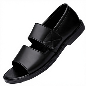 Sandalias de Cuero Genuino para Hombre, Transpirables, de Moda, para Primavera/Verano, Estilo Casual, para Exteriores y Negocios - Product Image 4