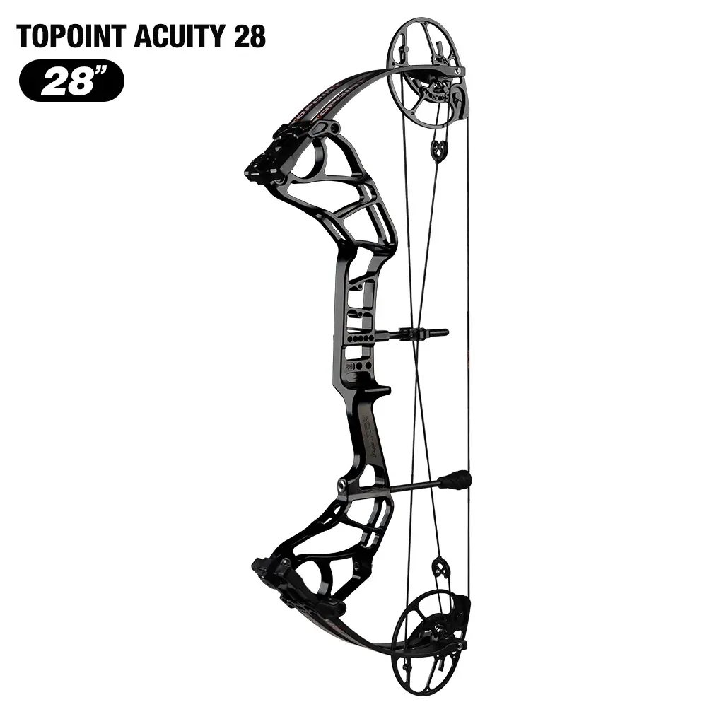 Topoint bắn cung Acuity 28 hợp chất cung Săn bắn cung CNC phay Riser USA Gordon vật liệu tổng hợp chi bcy chuỗi bắn cung cung OEM/ODM