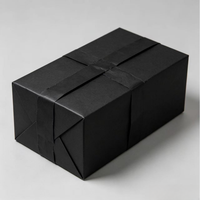 Matériaux recyclés écologiques Carton noir épais rigide recyclable Sans odeur Impression à l'écran pour l'emballage Boîtes cadeaux artisanales