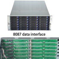 Boîtier de serveur en rack 4U ATX à 24 baies, échange à chaud, planche arrière SAS SATA, ventilateurs de refroidissement, châssis industriel, USB, en stock
