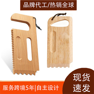 Raspador de Barbacoa de Madera Yuexin, Herramienta de Limpieza de Parrilla Multiusos, Portátil y Minimalista, de Madera de Haya - Product Image 5