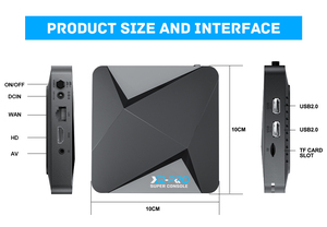 Super Console X2 Pro Game Box Sortie 4K HD Console de jeu vidéo Console de jeu vidéo rétro Boîtier TV Android - Product Image 3