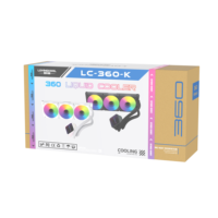 Lovingcool pabrik OEM 360MM CPU Heatsink ARGB AMD Intel Aio CPU Gaming pendingin cair dengan INTEL LGA 1700/1366 Desktop pendingin