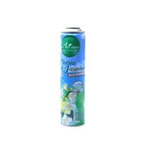 Hot Sale Dia52X199mm Empty Tinplate Cans Air Freshener Spray With CMYK Printing Empty Aerosol Tin Can