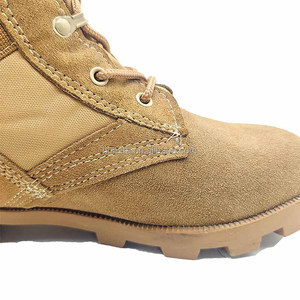 Bottes tactiques de <span class=keywords><strong>ranger</strong></span> du désert en cuir marron kaki sur mesure, bottes du désert, chaussures pour hommes - Product Image 5