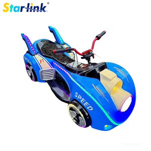 Voiture à batterie pour centre commercial, équipement d'amusement intérieur/extérieur avec télécommande et lumières colorées - Product Image 1