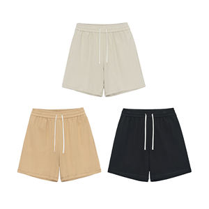 Short streetwear en maille de coton polaire de haute qualité pour hommes - Product Image 1