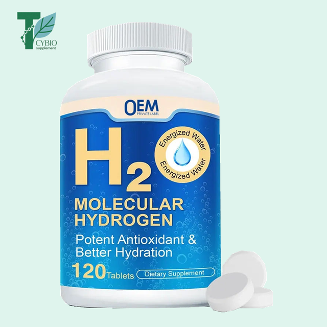 OEM H2 Molecular Hydrogen Tablets Fast Dissolving Anti-aging Tablets Antioxidant Support and Enhance Vitality