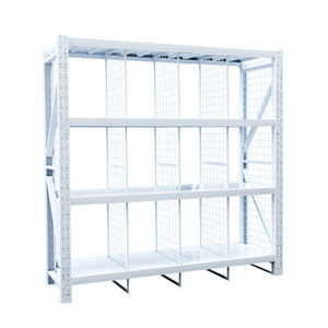 Rak Penyimpanan Ringan-Sedang dengan Jaring Pembatas Anti-Jatuh Rak Gudang Bertingkat untuk Menyimpan Barang-Barang Kecil - Product Image 1