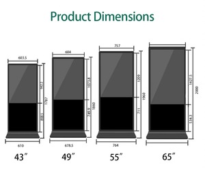 21.5 Inch Battery-Powered <strong>Android</strong> 13 Ai In-Cell Touch Screen for Gym Home Gaming Smart TV Advertising Digital Signage OEM - Product Image 4