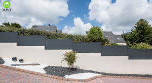 Clôture de bricolage pour <span class=keywords><strong>jardin</strong></span> semi-<span class=keywords><strong>privé</strong></span> avec cadre en alliage d'aluminium Service de modélisation 3D - Product Image 2