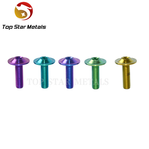 TITST <span class=keywords><strong>Gr5</strong></span> M6 * 20 Pernos <span class=keywords><strong>Gr5</strong></span> Titanio Cabeza delgada con zócalo Torx - Product Image 4