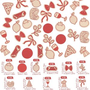Confeti That's Amore - Confeti de Cristal para Vino con Forma de <span class=keywords><strong>Pizza</strong></span> y Lazo Dulce para Despedida de Soltera, Compromiso, Boda, Aniversario, Cena, Accesorios para Fotos - Product Image 2