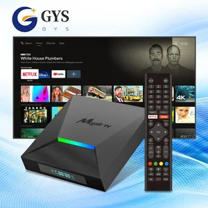 2023 keluaran baru TV box terbaik Android 10 set-kotak atas kontrol suara V2 Pro di tv Box android 4k AS