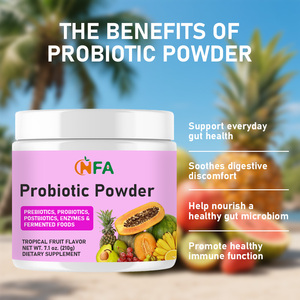 Probiótico en Polvo de Marca Privada OEM con Goma Guar Parcialmente Hidrolizada, Promueve la Salud Intestinal, Mejora la Inmunidad - Product Image 2