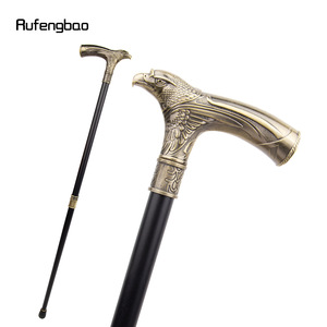 Bâton de marche Rufengbao Eagle Head avec poignée en métal, en acier carbone, pour la randonnée en extérieur - Product Image 3