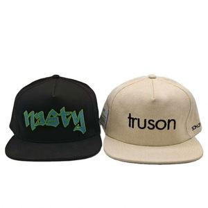 Gorras de 5 Paneles con Visera Plana, Diseño Personalizado, Bordado de Letras, Logotipo, Gorra Deportiva sin Estructura, Estilo Dad Hat, Cierre a Presión, Hechas en China - Product Image 2