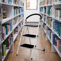 Escabeau domestique Escabeau pratique avec échelle pliable de transport partiel