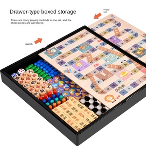 Jeu de société Gobang en bois, échecs chinois et échecs volants, édition de bureau, cadeau pour les 14 ans et plus - Product Image 2