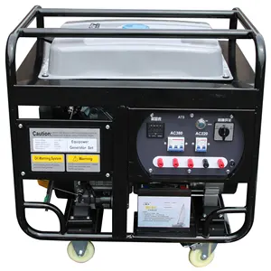 Permanent magnet mobile power 10kW gasoline generator for 110v 230v 400v power supply