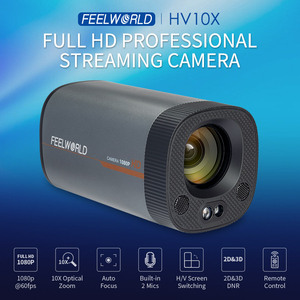 Cámara IP PTZ Profesional HV10X Full <span class=keywords><strong>HD</strong></span> con Zoom Óptico 10X, 1080P 60fps, USB3.0, 2.07MP, Enfoque Automático, para Transmisión en Vivo - Product Image 2