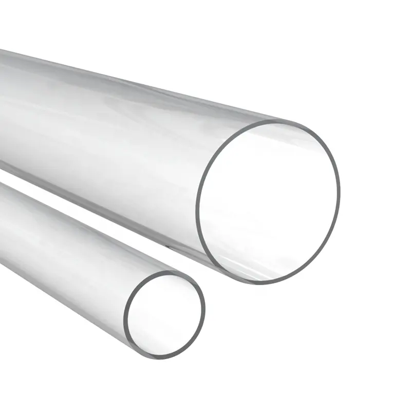 Tubes acryliques de profil d'extrusion de diffuseur en plastique PVC HDPE de PC personnalisés par l'usine originale