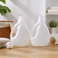 Bouteille en plastique HDPE vide de 2 L avec bouchon doseur pour lessive liquide – Vente en gros