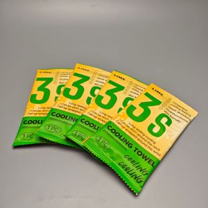 Serviette rafraîchissante en tissu non tissé pour l'été, anti-transpiration, emballage individuel, pour la salle de sport, l'extérieur, style long, sensation de fraîcheur rafraîchissante - Product Image 1