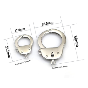 Cierre de Oreja de Gato de Acero Inoxidable DF23, 26.5mm x 38mm, Conector Duradero para Accesorios de Joyería DIY, Venta al Por Mayor - Product Image 1