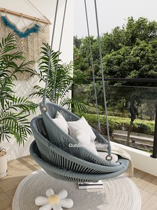 Sedia a dondolo per interni da ragazza piccola <span class=keywords><strong>altalena</strong></span> pigra Room per casa balcone parco con cesto appeso celebrità di Internet - Product Image 3