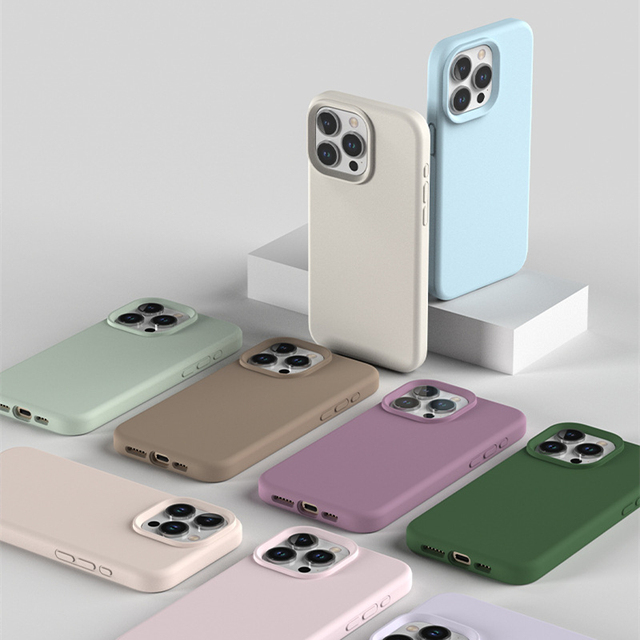 Top Selling Solid Color 100% Liquid Silicone Protective Mobile Phone case for iphone 16pro Max