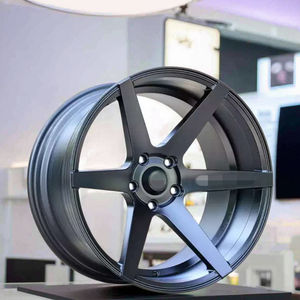 2022 vendita calda colata opaca cerchi in lega nera con 17 18 pollici 5 fori 6 fori per VW Honda Lexus - Product Image 3