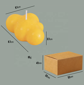 Bougies parfumées en cire de soja, pot en forme de nuage pour cadeau d'anniversaire saint-valentin - Product Image 5
