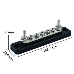 Mini barres omnibus 100A 48V bornier de batterie à filetage impérial - Product Image 2