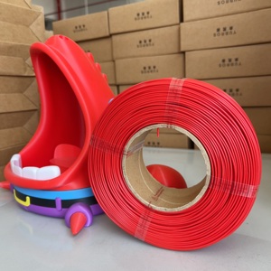 <span class=keywords><strong>Filament</strong></span> PLA de couleur <span class=keywords><strong>rouge</strong></span> vif 1,75 mm 1 kg Consommables d'impression 3D pour les œuvres d'art et la fabrication de cadeaux - Product Image 6