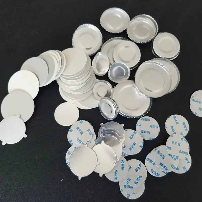 Gratis sampel panas induksi elektromagnetik aluminium foil seal gasket untuk bubuk rempah-rempah kaca dan botol plastik