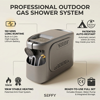 Calentador de Agua Portátil sin Tanque de Propano para RV, Intercambiador de Calor de Cobre de 6L, Pantalla LED, Encendido por Impulso, para Hogar, Camping, Automóvil