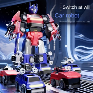 2025 mô hình mới hành động con số quá khổ biến dạng nhựa <span class=keywords><strong>robot</strong></span> xe xây dựng xe chuyển đổi phim tự làm đồ chơi ánh sáng - Product Image 4