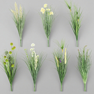 Bouquet de roseaux artificiels Dream Castle, fleurs en soie, décoration pour la maison, aménagement paysager extérieur, arrangements végétaux - Product Image 1