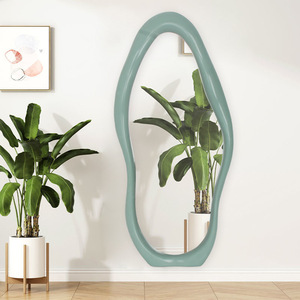 SWT Specchio da Terra per Camera da Letto Ragazza, a Figura Intera, Stile Francese Forma Irregolare, Popolare Stile Instagram, Decorazione per la Casa, in <span class=keywords><strong>Plastica</strong></span> - Product Image 4