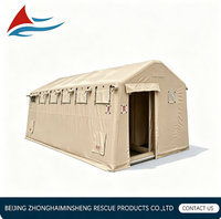 Tente de douche gonflable multi-personnes en PVC, station de lavage mobile pour l'intimité sur le terrain, étanche, robuste, quatre saisons, installation rapide