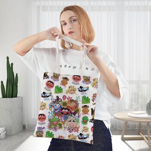 Bolsa de Mano WZMPA Miss Pig, Regalo para Fans de Frog, Bolsa de Hombro Reutilizable de <span class=keywords><strong>Foz</strong></span> Bear & Pepe, Mercancía de Gonzo & Walter - Product Image 5