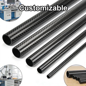 Tube rond en fibre de carbone 3K coloré SHENYU - Léger, haute résistance, personnalisable pour drones et projets DIY - Product Image 3