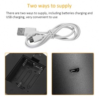 Support de lampe LED 7 couleurs, base de lampe 3D illusion anime en acrylique, lampe de nuit LED avec câble USB et télécommande
